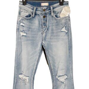 Altar'd State Junior Girl Jeans Size 9, Bell Bottom, NWT 79. Pockets, mid-rise